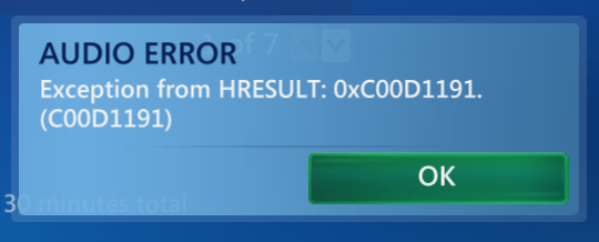 Error Message