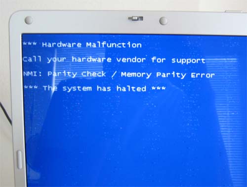 Dell Laptop Memory Parity Error
