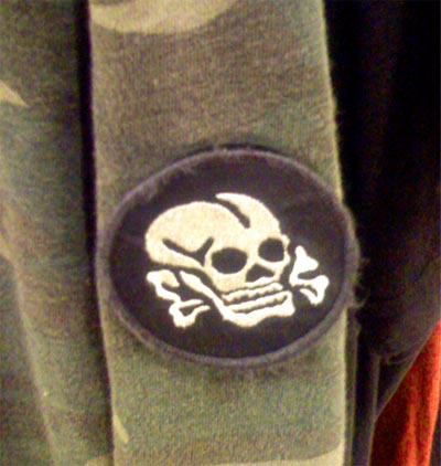 3rd SS Division Totenkopf logo on a Macy's Jacket
