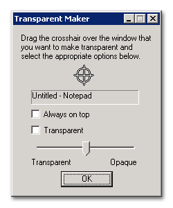 TransparentMaker Screenshot