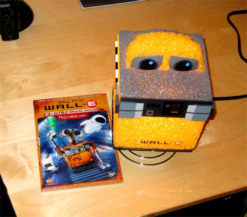 Wall-E DVD and Desk Lamp